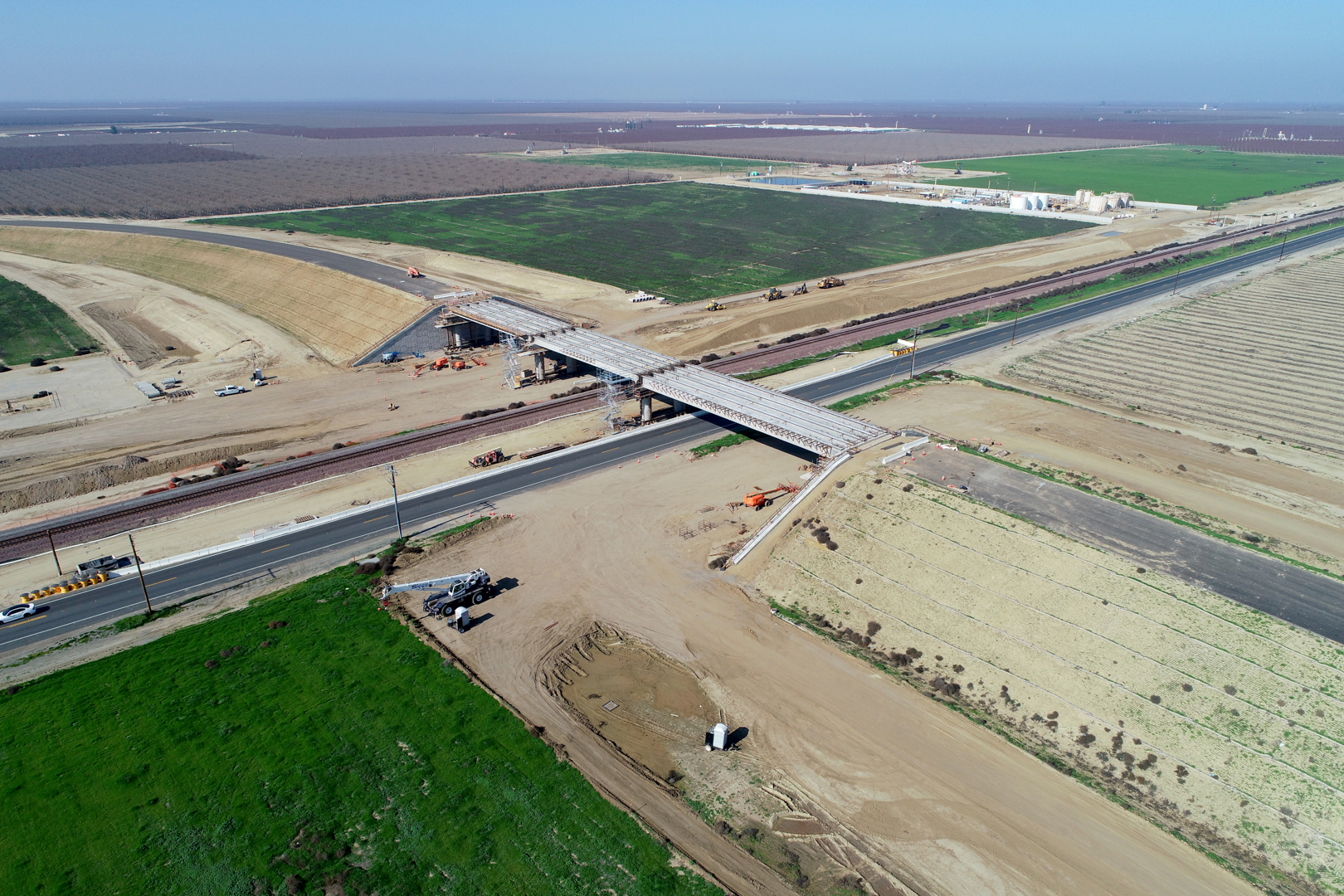 McCombs Road Grade Separation (drone view)