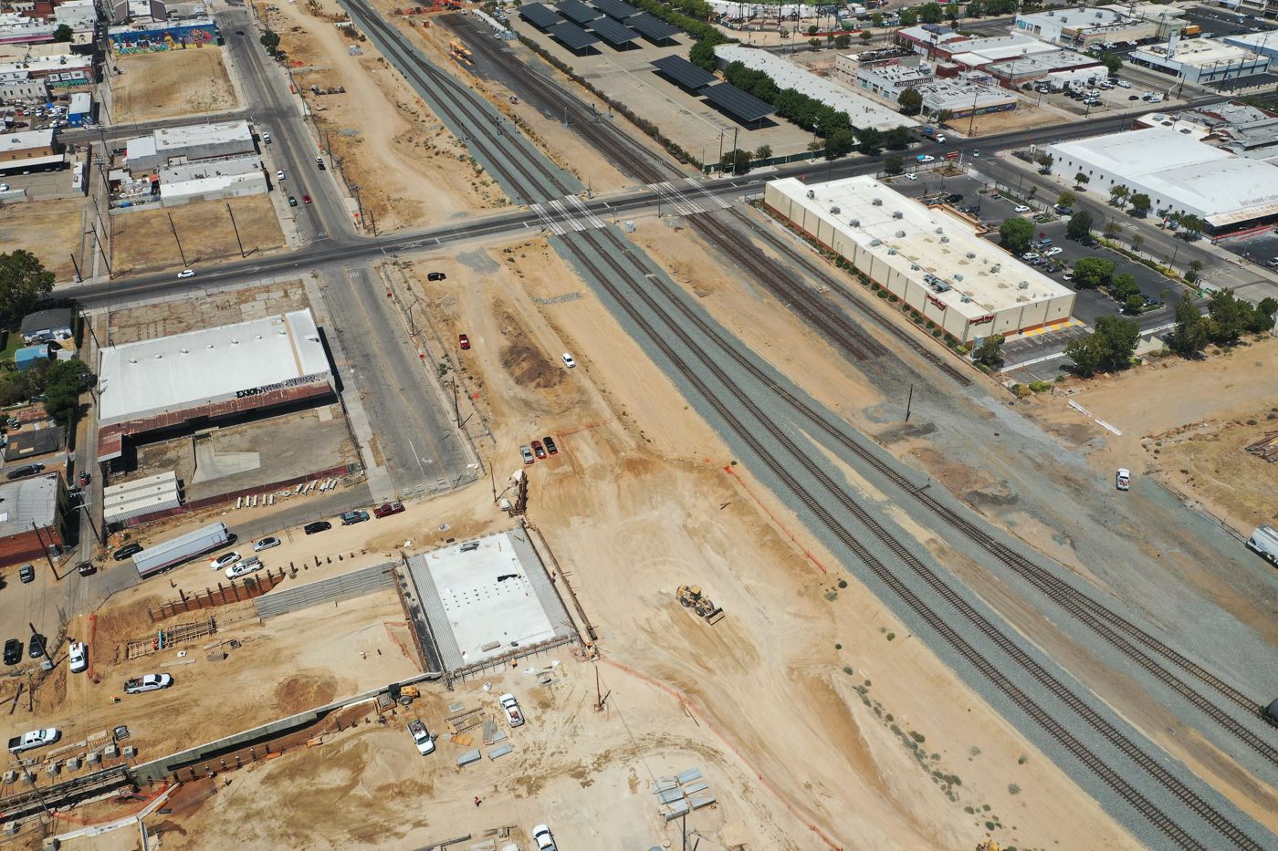 Ventura Street Undercrossing (drone view)
