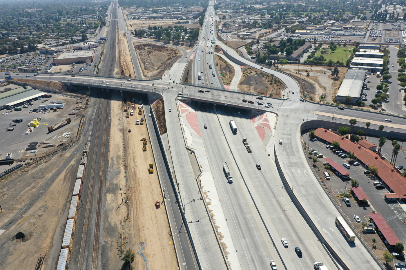 State Route 99 Realignment (drone view)