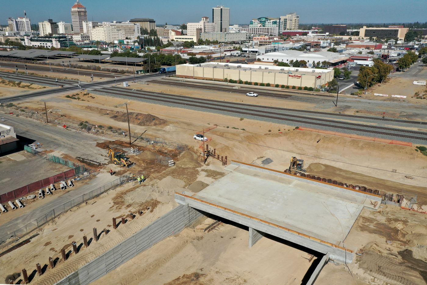 Ventura Street Undercrossing (drone view)