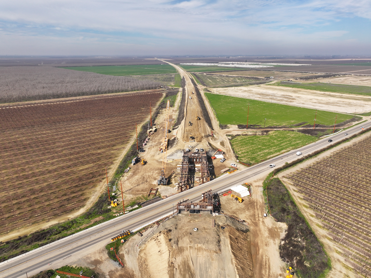 State Route 43 Tied Arch Bridge (drone view)